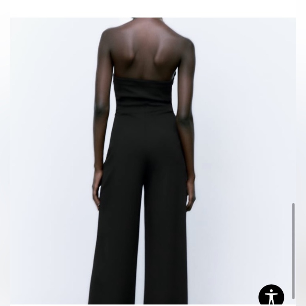 ZARA SWEETHEART NECKLINE JUMPSUIT - Picture 3 of 9